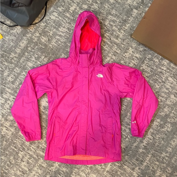 The North Face Girls Pink Rain Coat - Picture 1 of 3